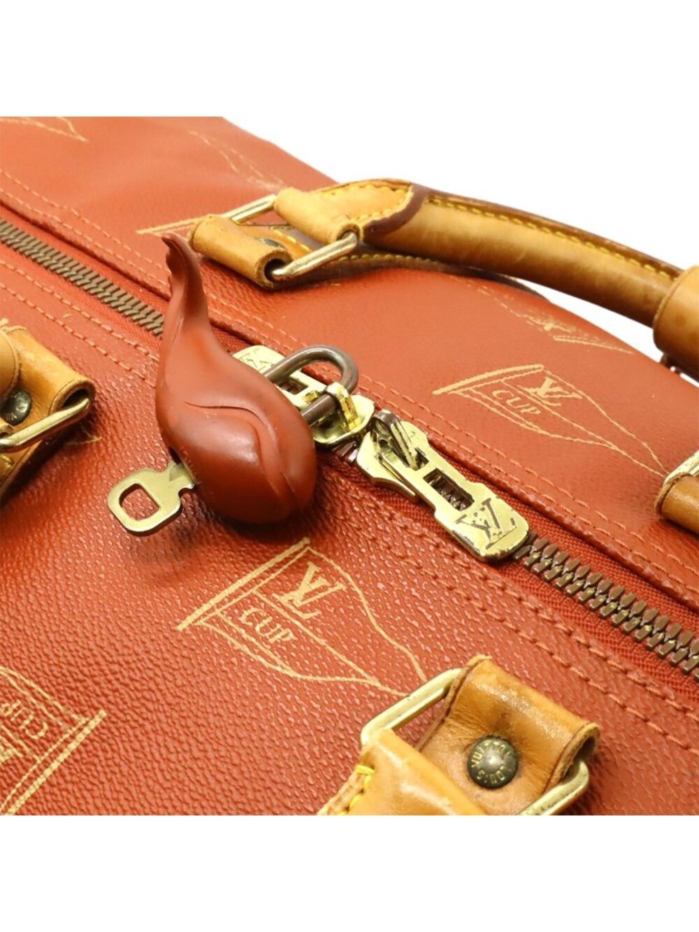 Louis Vuitton Cup LV Cup Kaboule Boston Bag Travel Purse 2-Way Abogani - Picture 5 of 9